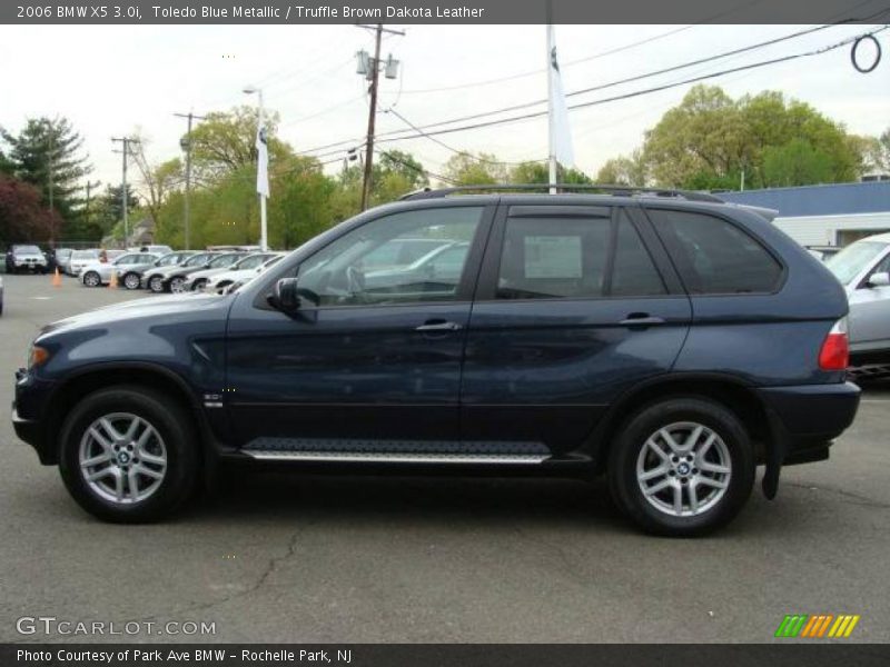 Toledo Blue Metallic / Truffle Brown Dakota Leather 2006 BMW X5 3.0i