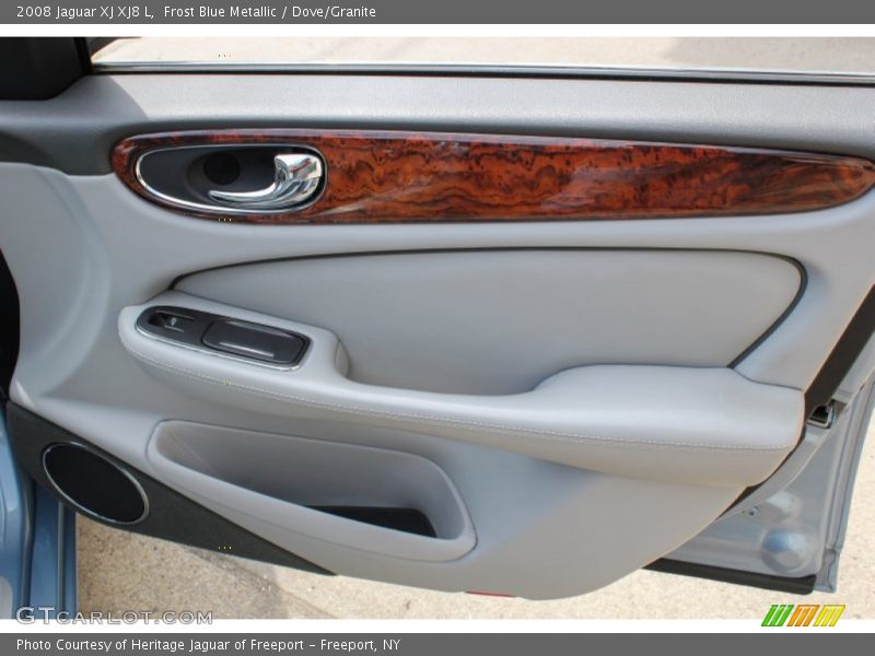 Frost Blue Metallic / Dove/Granite 2008 Jaguar XJ XJ8 L