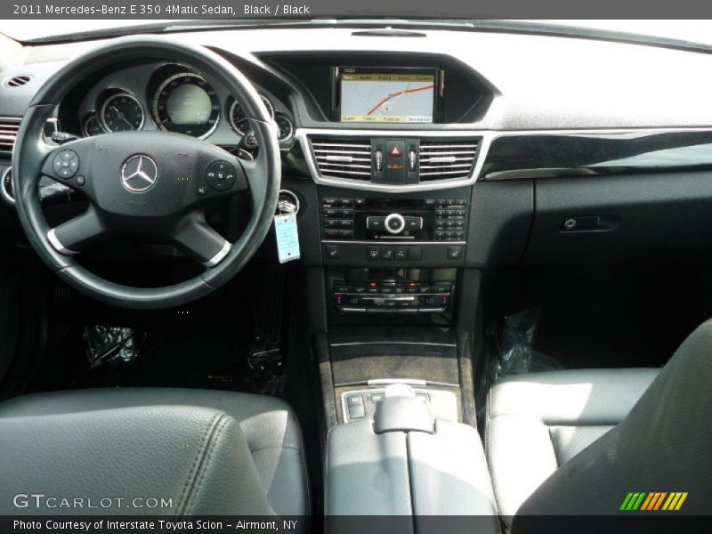 Black / Black 2011 Mercedes-Benz E 350 4Matic Sedan