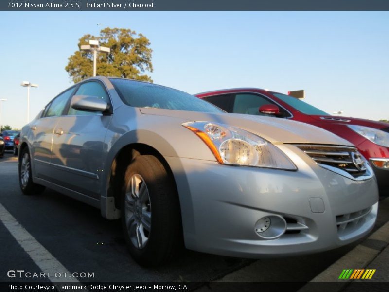 Brilliant Silver / Charcoal 2012 Nissan Altima 2.5 S