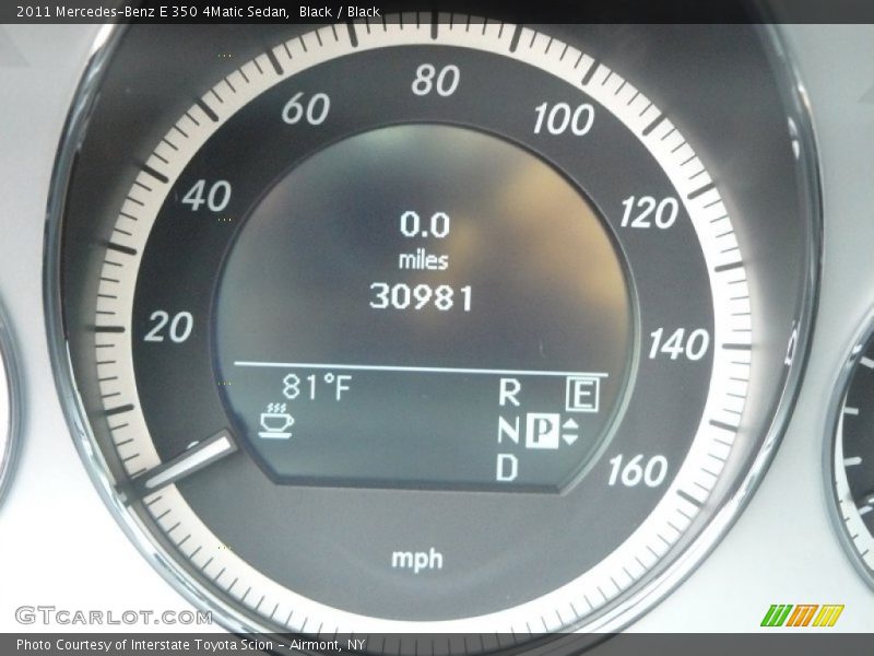 Black / Black 2011 Mercedes-Benz E 350 4Matic Sedan