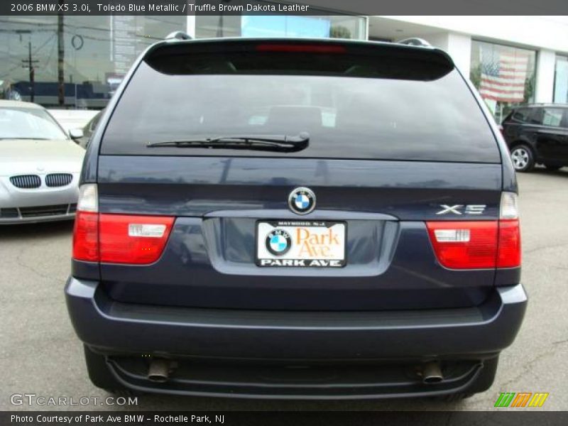 Toledo Blue Metallic / Truffle Brown Dakota Leather 2006 BMW X5 3.0i