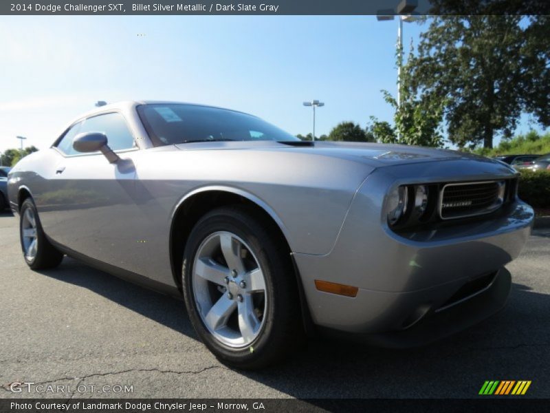 Billet Silver Metallic / Dark Slate Gray 2014 Dodge Challenger SXT