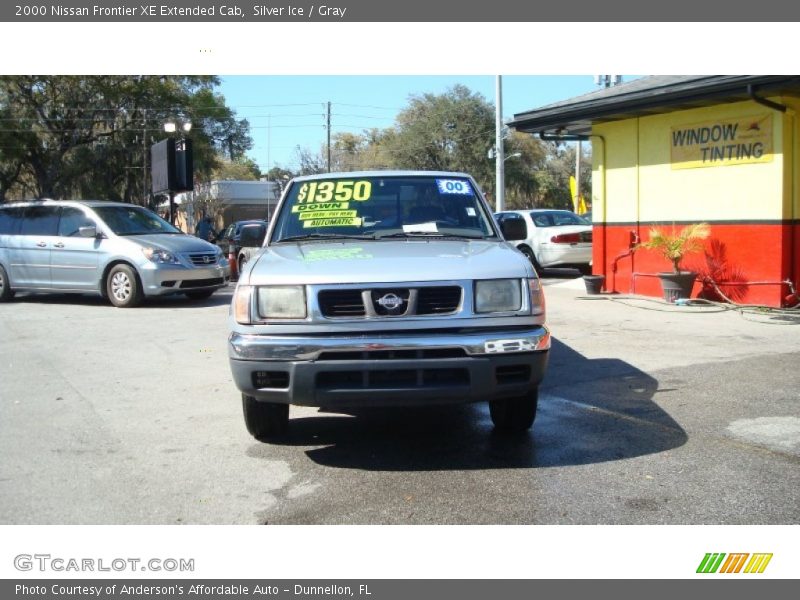 Silver Ice / Gray 2000 Nissan Frontier XE Extended Cab