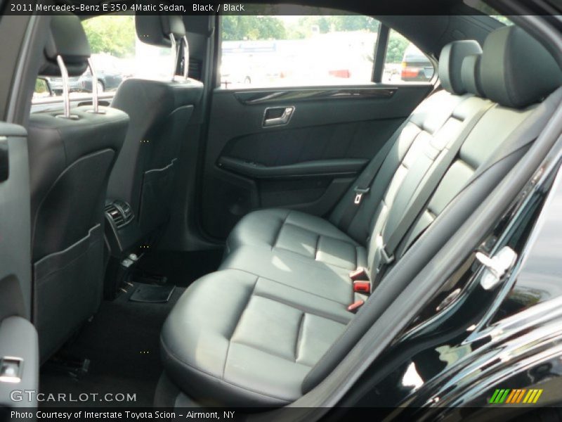 Black / Black 2011 Mercedes-Benz E 350 4Matic Sedan