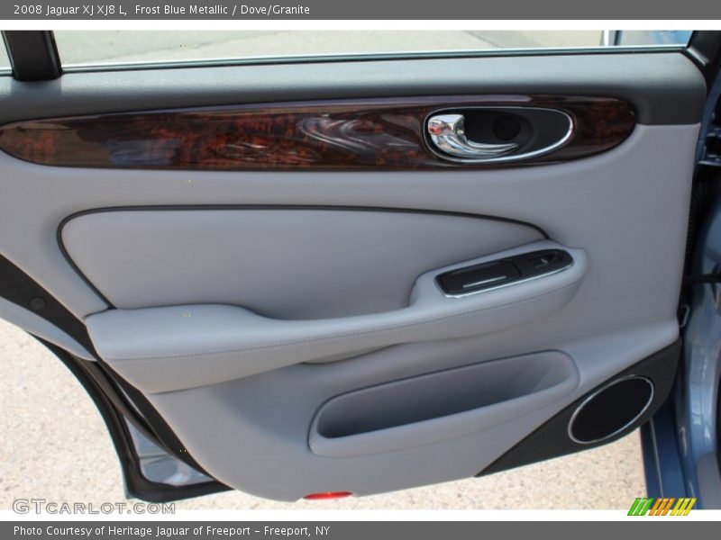 Frost Blue Metallic / Dove/Granite 2008 Jaguar XJ XJ8 L