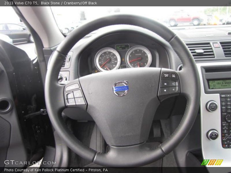 Black Stone / Cranberry/Off Black 2013 Volvo C70 T5