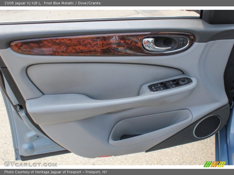 Frost Blue Metallic / Dove/Granite 2008 Jaguar XJ XJ8 L