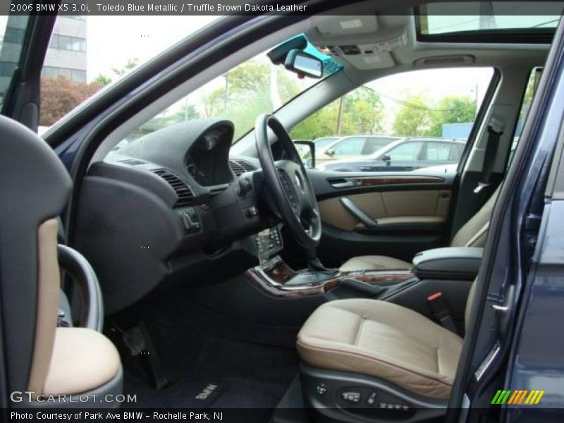 Toledo Blue Metallic / Truffle Brown Dakota Leather 2006 BMW X5 3.0i