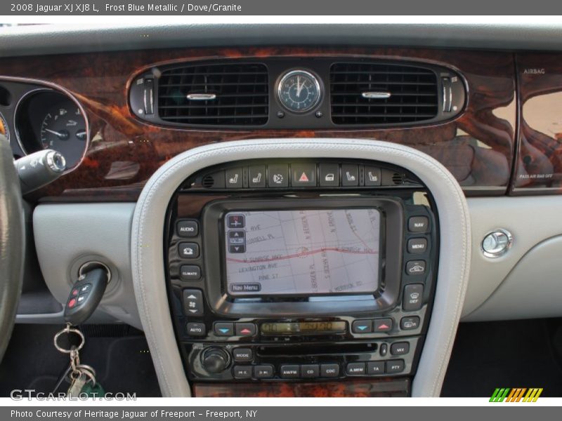 Frost Blue Metallic / Dove/Granite 2008 Jaguar XJ XJ8 L