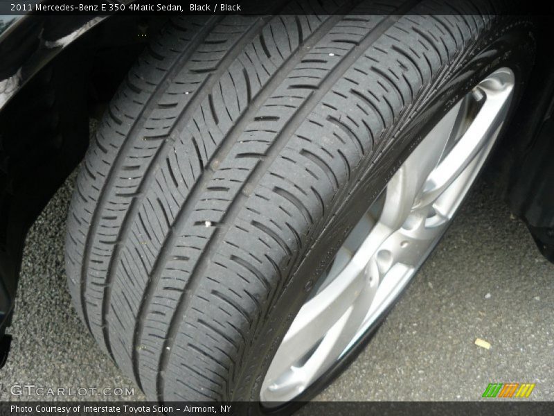 Black / Black 2011 Mercedes-Benz E 350 4Matic Sedan