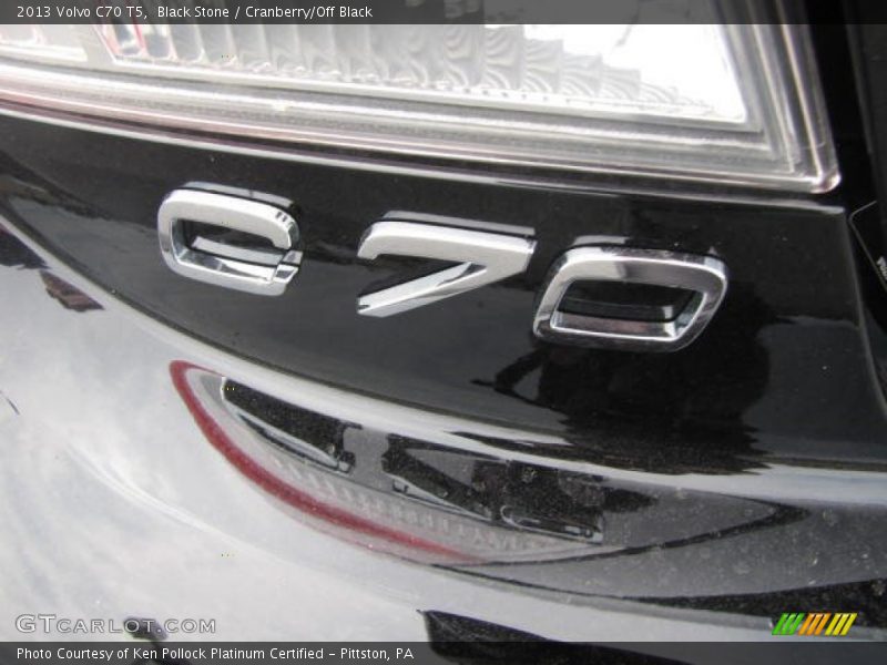 Black Stone / Cranberry/Off Black 2013 Volvo C70 T5