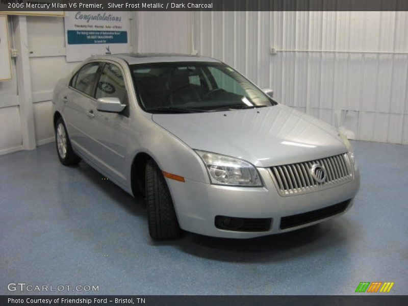 Silver Frost Metallic / Dark Charcoal 2006 Mercury Milan V6 Premier