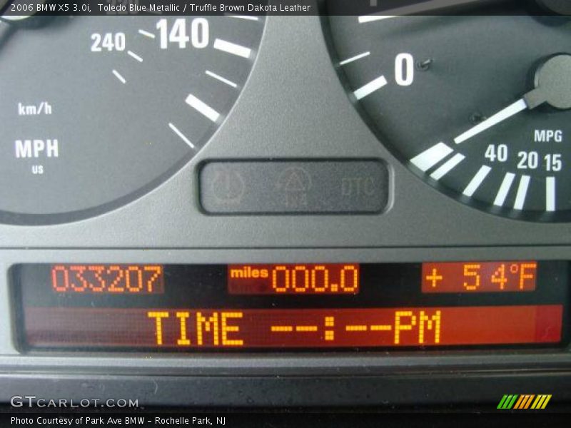 Toledo Blue Metallic / Truffle Brown Dakota Leather 2006 BMW X5 3.0i