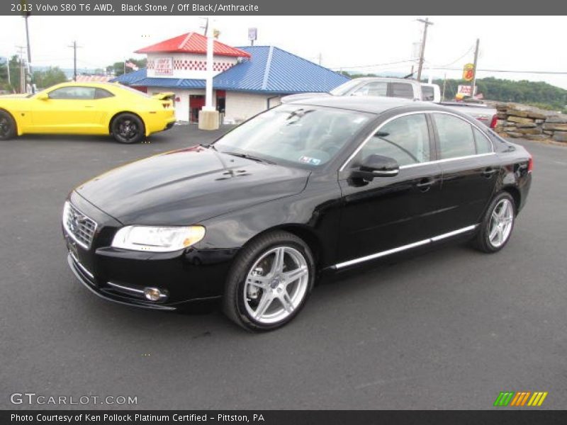 Black Stone / Off Black/Anthracite 2013 Volvo S80 T6 AWD