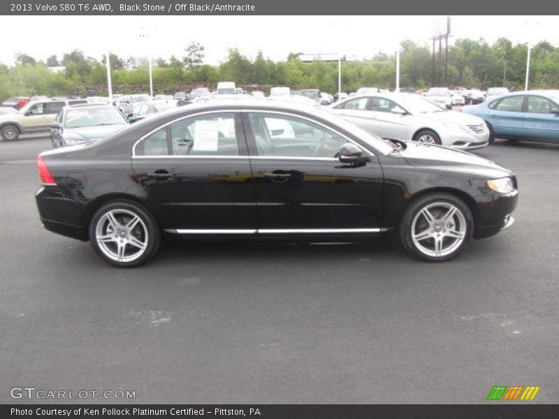 Black Stone / Off Black/Anthracite 2013 Volvo S80 T6 AWD