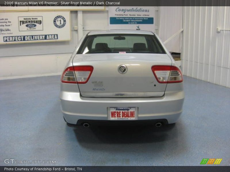 Silver Frost Metallic / Dark Charcoal 2006 Mercury Milan V6 Premier