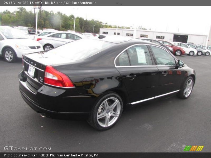 Black Stone / Off Black/Anthracite 2013 Volvo S80 T6 AWD