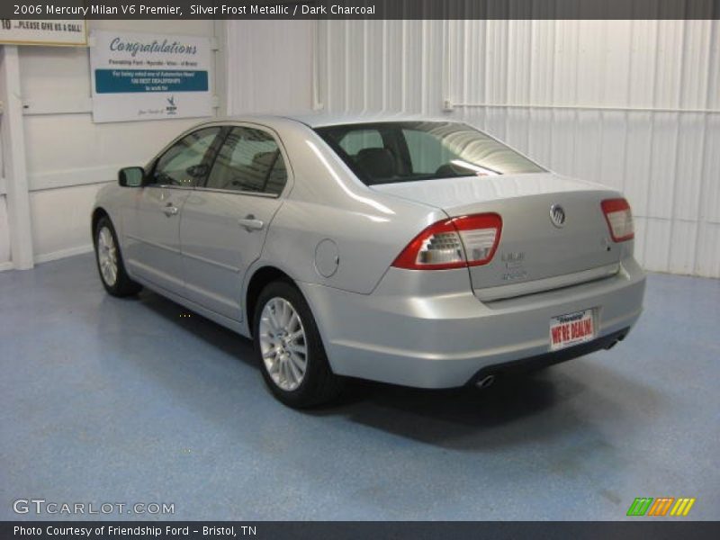 Silver Frost Metallic / Dark Charcoal 2006 Mercury Milan V6 Premier