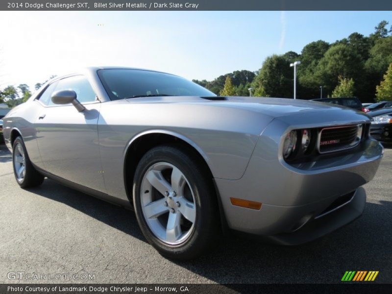 Billet Silver Metallic / Dark Slate Gray 2014 Dodge Challenger SXT