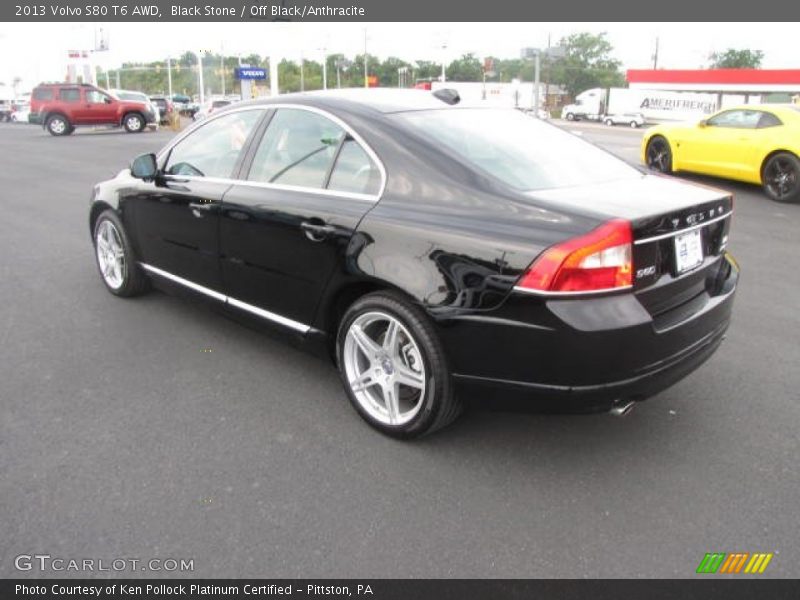 Black Stone / Off Black/Anthracite 2013 Volvo S80 T6 AWD