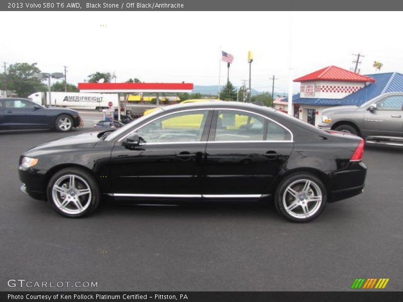 Black Stone / Off Black/Anthracite 2013 Volvo S80 T6 AWD