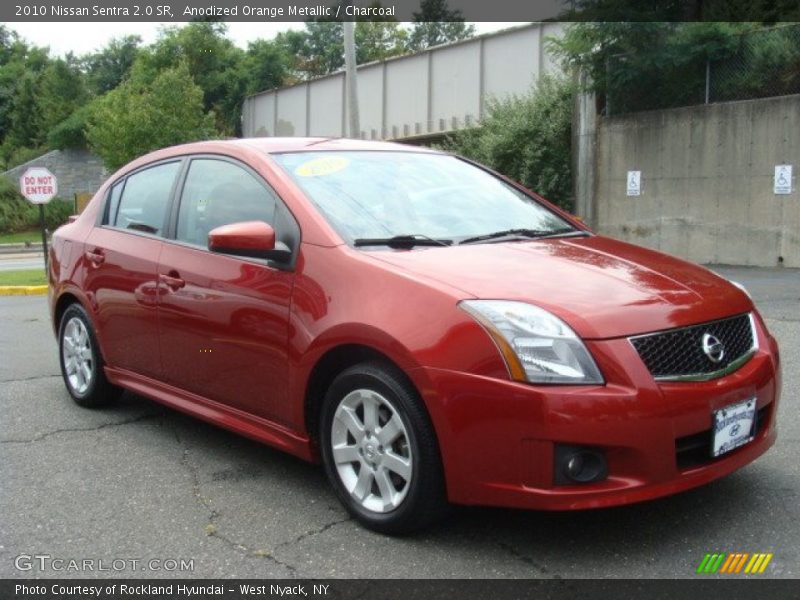 Anodized Orange Metallic / Charcoal 2010 Nissan Sentra 2.0 SR