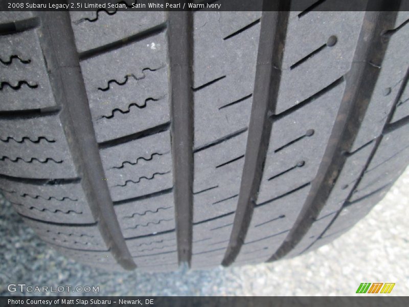 Satin White Pearl / Warm Ivory 2008 Subaru Legacy 2.5i Limited Sedan