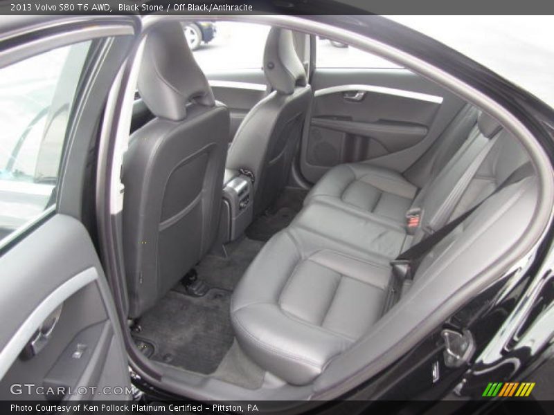 Black Stone / Off Black/Anthracite 2013 Volvo S80 T6 AWD