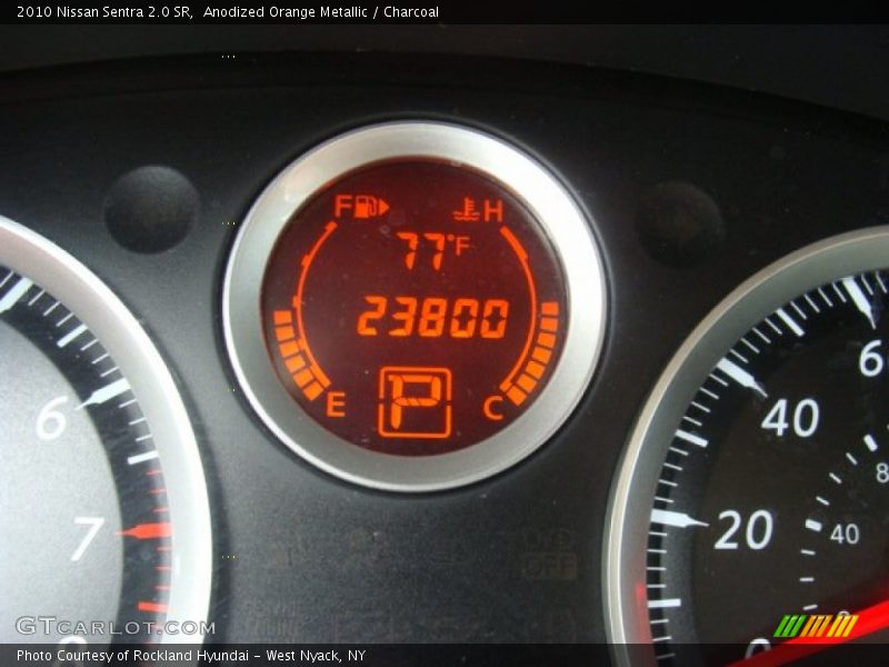 Anodized Orange Metallic / Charcoal 2010 Nissan Sentra 2.0 SR