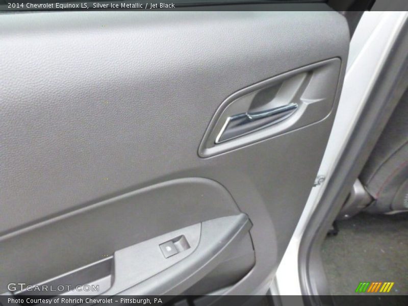 Silver Ice Metallic / Jet Black 2014 Chevrolet Equinox LS
