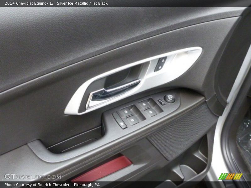 Silver Ice Metallic / Jet Black 2014 Chevrolet Equinox LS