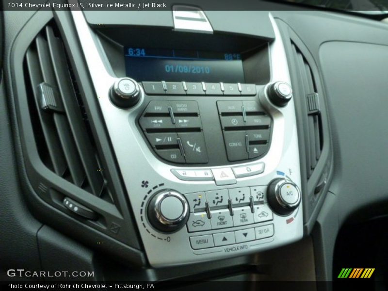 Silver Ice Metallic / Jet Black 2014 Chevrolet Equinox LS
