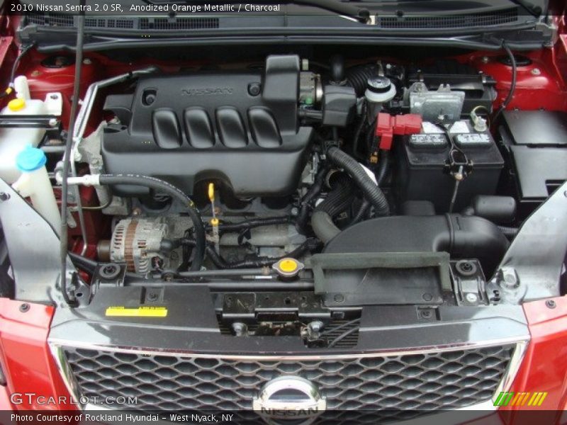 Anodized Orange Metallic / Charcoal 2010 Nissan Sentra 2.0 SR