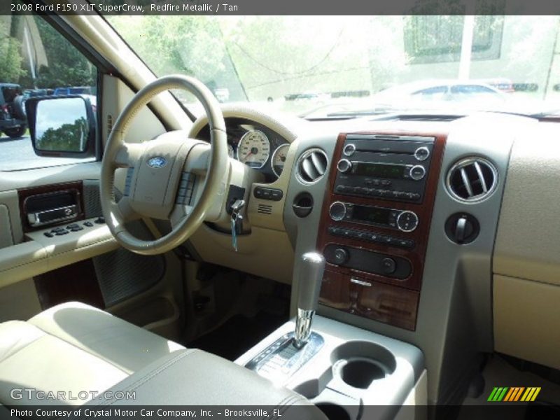 Redfire Metallic / Tan 2008 Ford F150 XLT SuperCrew