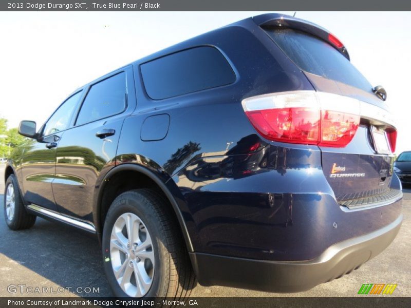 True Blue Pearl / Black 2013 Dodge Durango SXT