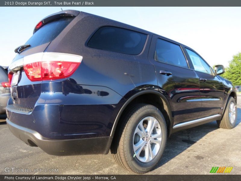 True Blue Pearl / Black 2013 Dodge Durango SXT