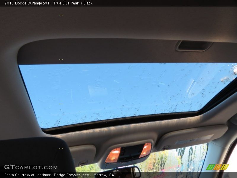 True Blue Pearl / Black 2013 Dodge Durango SXT