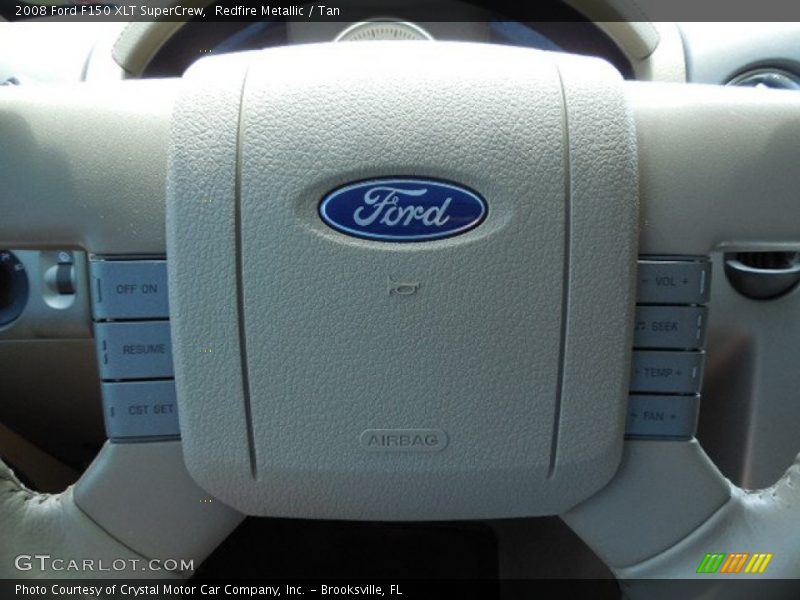 Redfire Metallic / Tan 2008 Ford F150 XLT SuperCrew