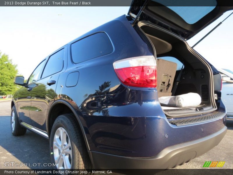 True Blue Pearl / Black 2013 Dodge Durango SXT