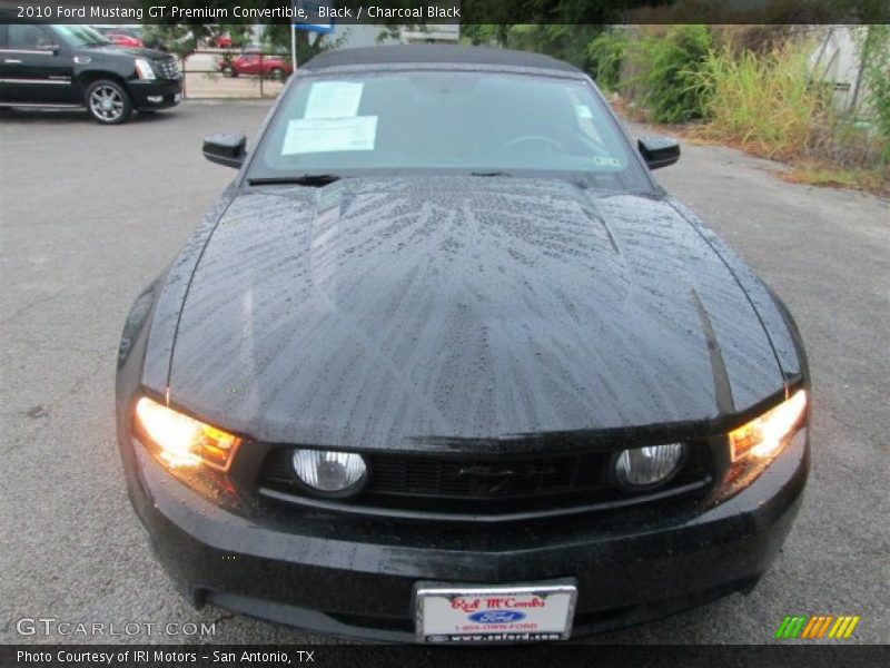 Black / Charcoal Black 2010 Ford Mustang GT Premium Convertible
