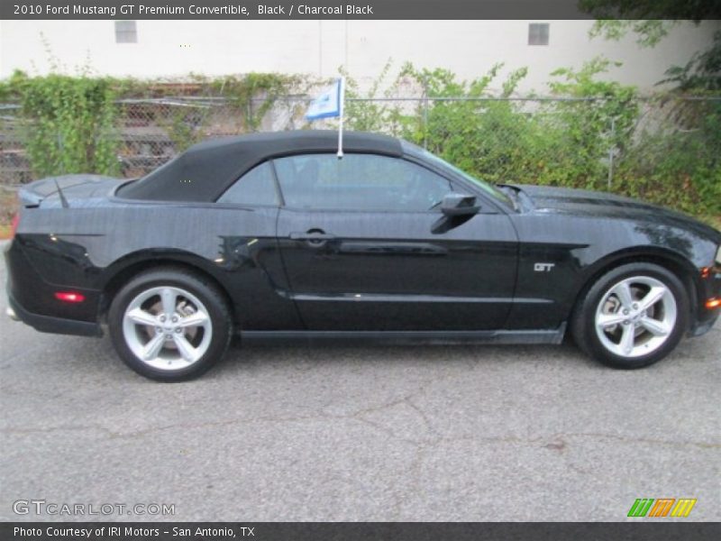 Black / Charcoal Black 2010 Ford Mustang GT Premium Convertible