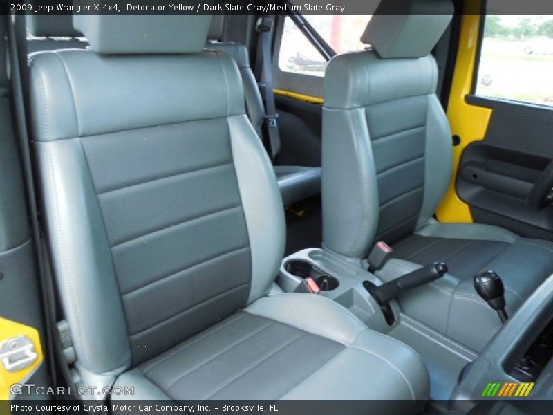 Detonator Yellow / Dark Slate Gray/Medium Slate Gray 2009 Jeep Wrangler X 4x4