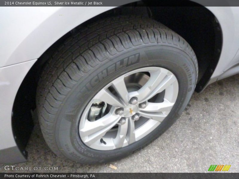 Silver Ice Metallic / Jet Black 2014 Chevrolet Equinox LS