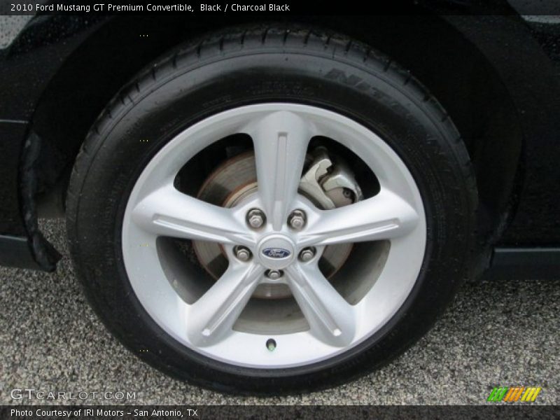 Black / Charcoal Black 2010 Ford Mustang GT Premium Convertible