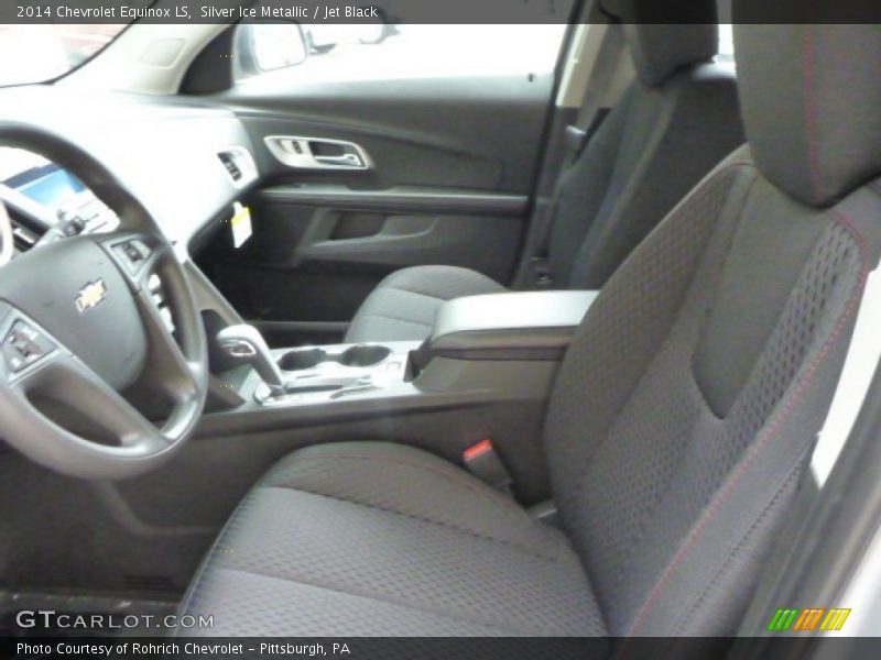 Front Seat of 2014 Equinox LS