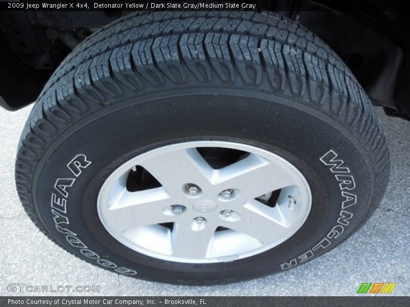 Detonator Yellow / Dark Slate Gray/Medium Slate Gray 2009 Jeep Wrangler X 4x4
