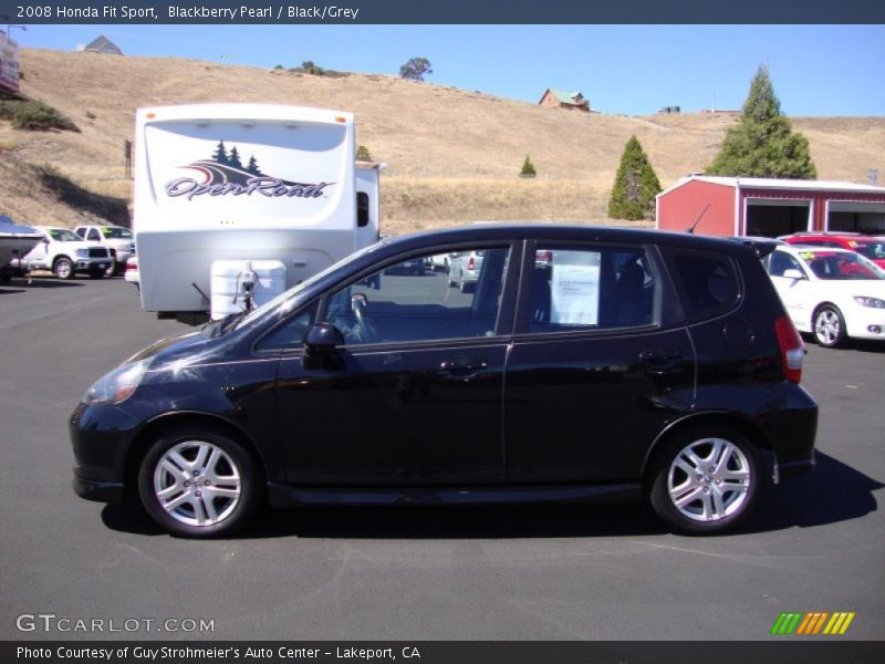 Blackberry Pearl / Black/Grey 2008 Honda Fit Sport