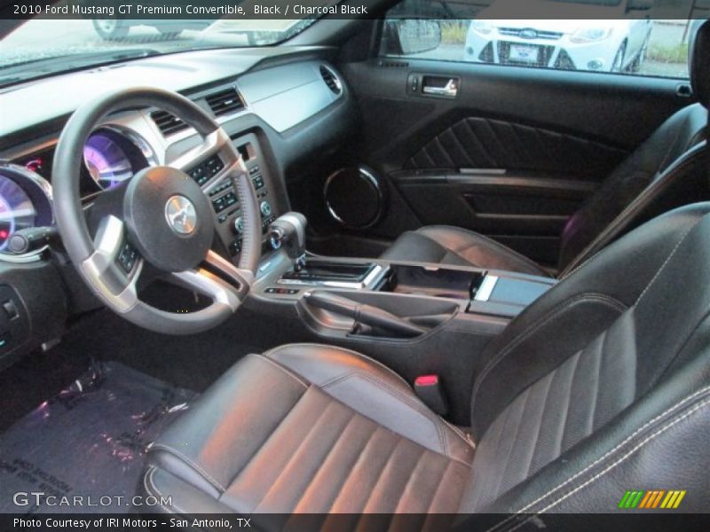 Black / Charcoal Black 2010 Ford Mustang GT Premium Convertible