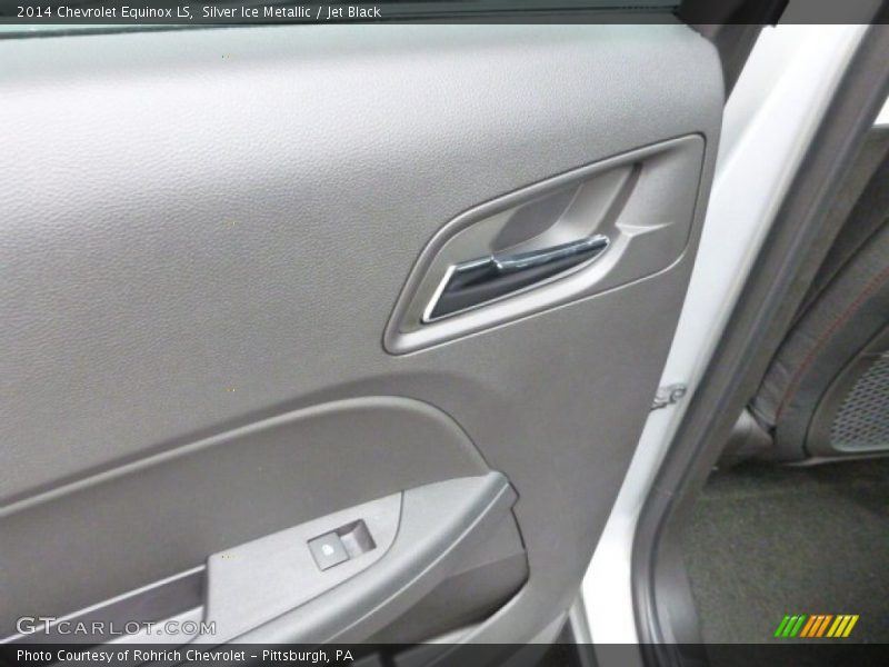 Silver Ice Metallic / Jet Black 2014 Chevrolet Equinox LS